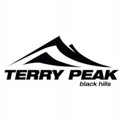 Terry Peak logo with mountain design on a white background